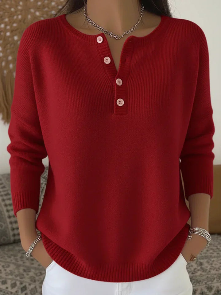 Mira | Button-Up Knit Sweater